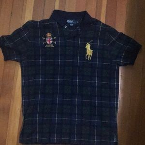 Ralph Lauren POLO polo plaid shirt